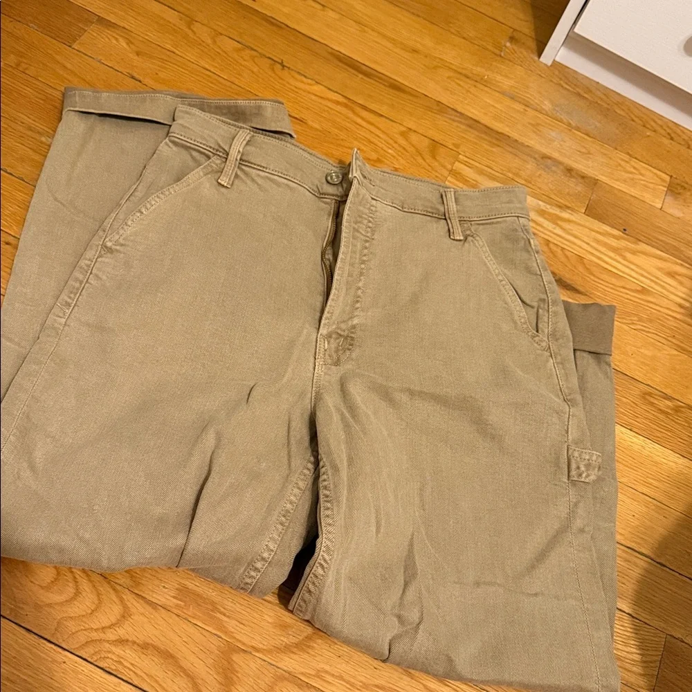 Mother Lil Stud Finder Jeans NWOT Prairie Sand - Picture 5 of 7